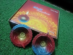 Shubh Sanskar Clay Diya Set