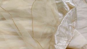 Ivory Floral Lace &amp; Tulle Dress