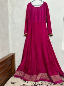 Elegant pink gown