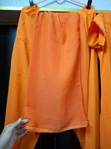 Orange Salwar Kameez Suit
