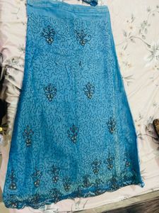 Teal Embellished Y2K lehenga Choli