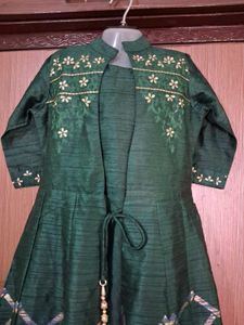 Elegant Green Kurta Suit For Kids