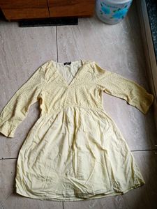 Yellow Mini Dress