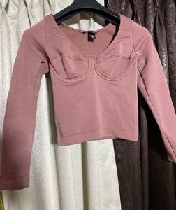 Pink Long Sleeve Top