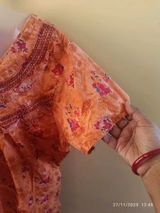 xxl Floral Print Nightgown