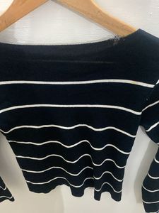 Striped Long Sleeve Top