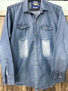 Denim Full Sleeve Shirt Free Delivery