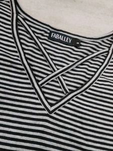 V Neck Stylish T Shirt FabAlley