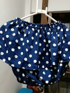 Blue Polka Dot Dress