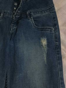 Distressed Denim Jeans