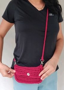 Crochet Crossbody Bag