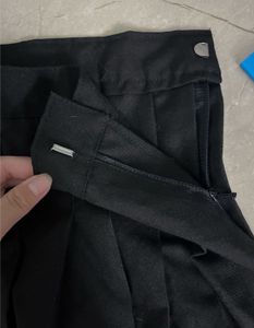 Pleated Black Skirt