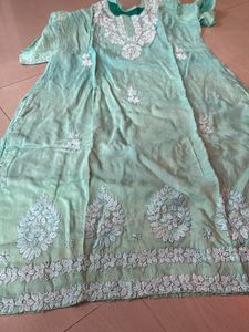 Kurti Set Pant Organza Dupatta