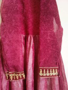 Maroon Ethnic Dress
