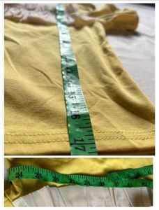 Cute Yellow Ruffle Top