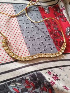 Gold & Crystal Embellished Choker
