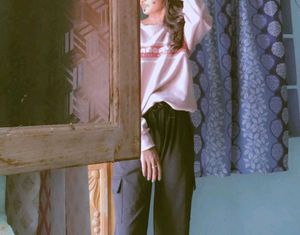 Pink Long Sleeve Top