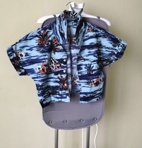 Women Beach Crop Top- Overcoat Shrug