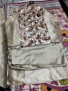 Men Jacket Kurta Pyjama Set