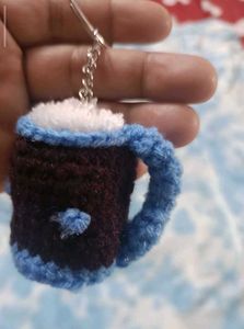 Crochet Beer Mug Keychain💫♥️
