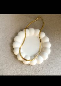 Gold Herringbone Necklace