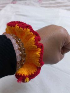 Handmade Crochet Hair Scrunchie