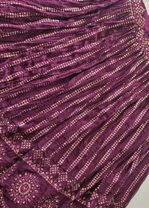 Elegant wine lehenga Choli