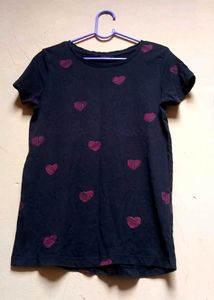 Heart Print T-shirt