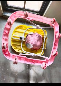 Baby Panda Pink Walker For Early Kids Development