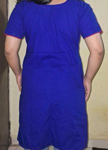 SIMPLE DARK BLUE KURTI