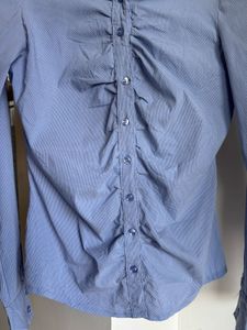 Blue Stripped Fitted Shirt