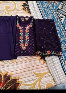 Elegant Embroidered Kurta Set