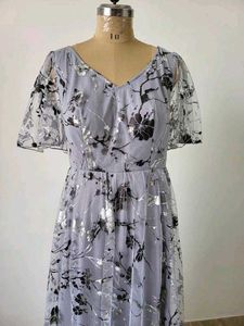 Floral Print  Gown