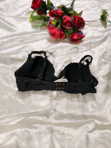 Elegant Black Lace Bra