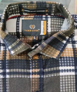 Take Over Brand Shirt And Jute Fabric