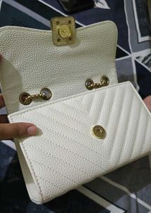Chic White Shoulder Bag