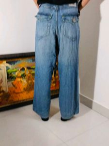 Dark Blue Baggy Denim