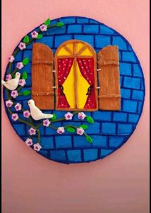 3D Clay Mural Wall Decor 🖼️✨