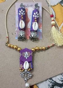 Handmade Necklace &amp; Earring Set