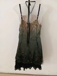 CUTE SHIMMERY BAGGY DRESS