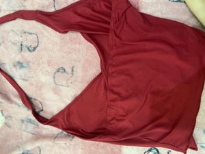 red Top with metal detail