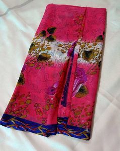 Floral Print Saree 😍