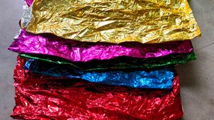 5 Pic Colorful Decorative Foils