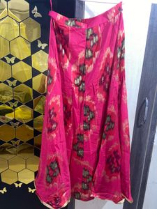 Rangriti Red &amp; Gold Ethnic Skirt