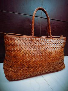 💯  Pure Leather Tote Bag