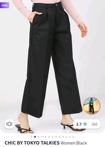 Tokyo Talkies Black Trouser