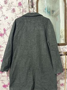 Elegant Gray Long Coat