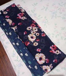 two printed hijabs