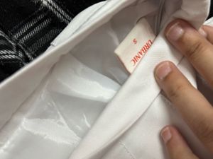 White Pleated Skirt