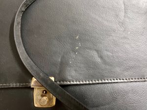 Black Leather Office Bag
